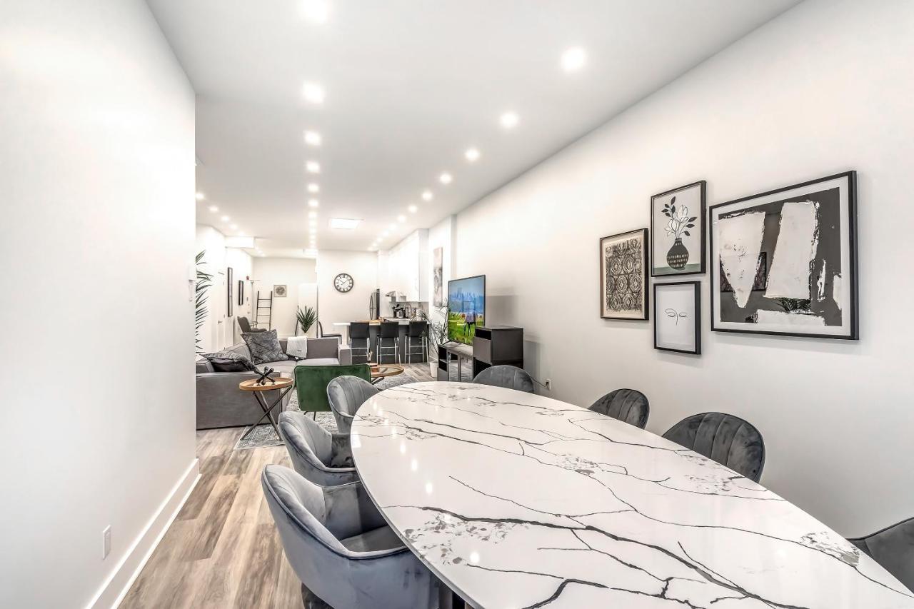 Spacious 5-Bed Oasis In The Heart Of Downtown-5 Min To Bell Center, Free Parking Montreal Exterior photo